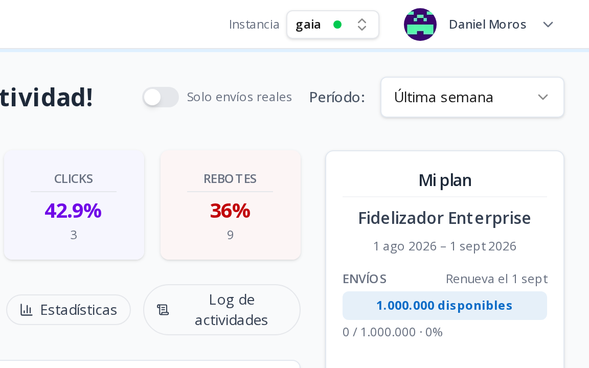 Fidelizador: elige qué envíos ver en tu resumen
